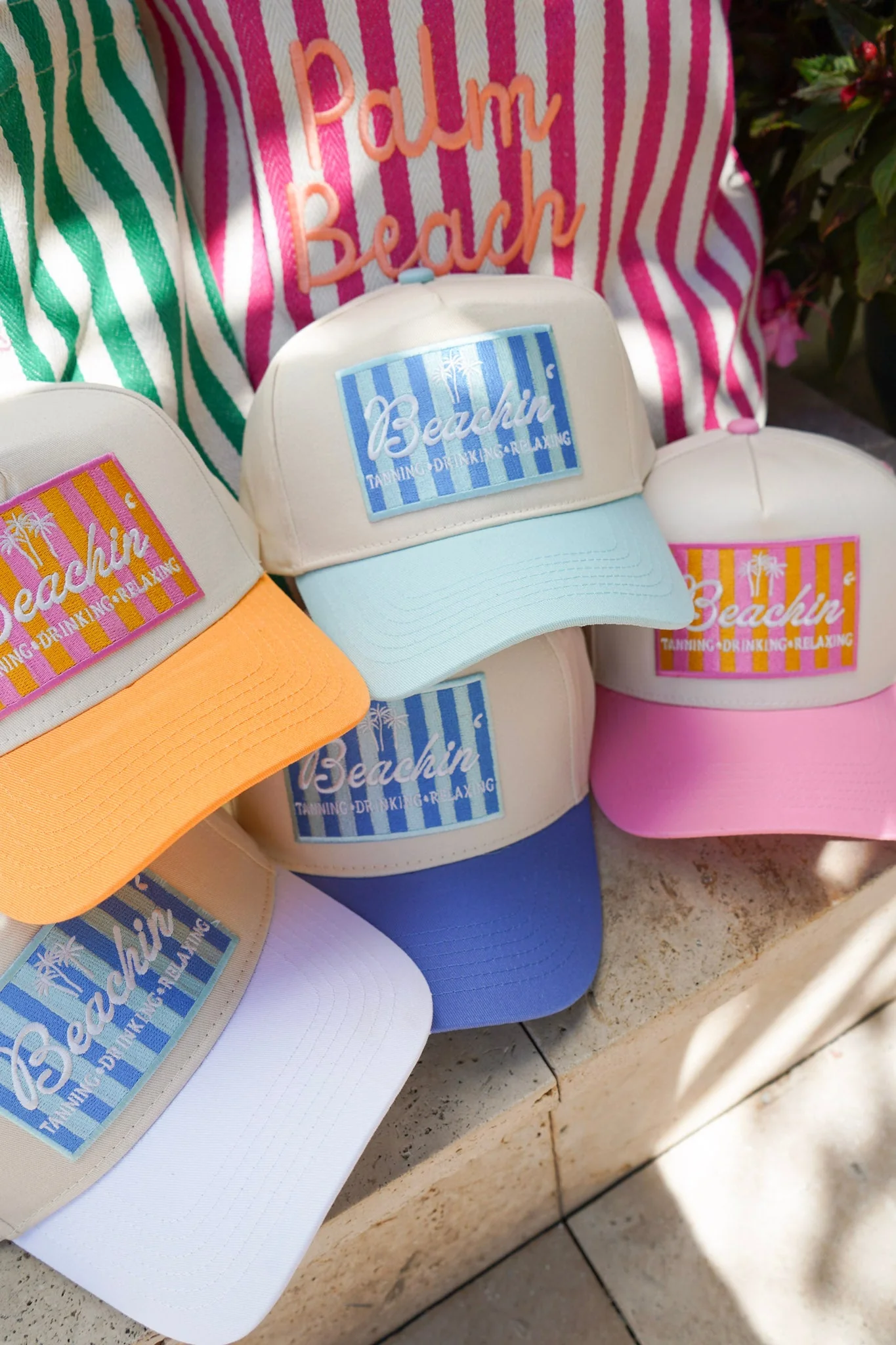 Beachin' - Vintage Trucker Hat - Image 24