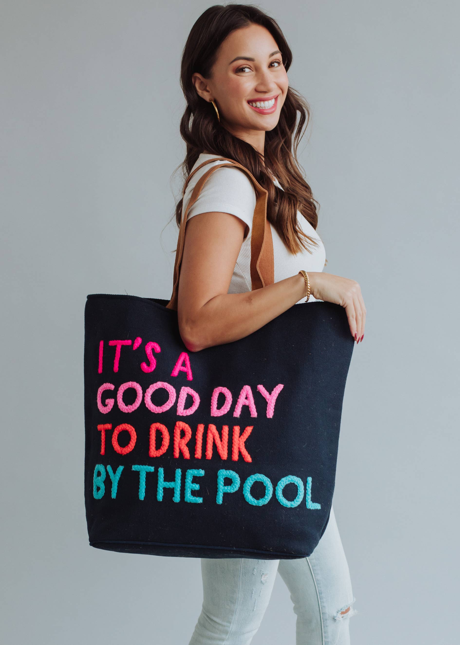 Navy Poolside Bliss Tote - Image 3