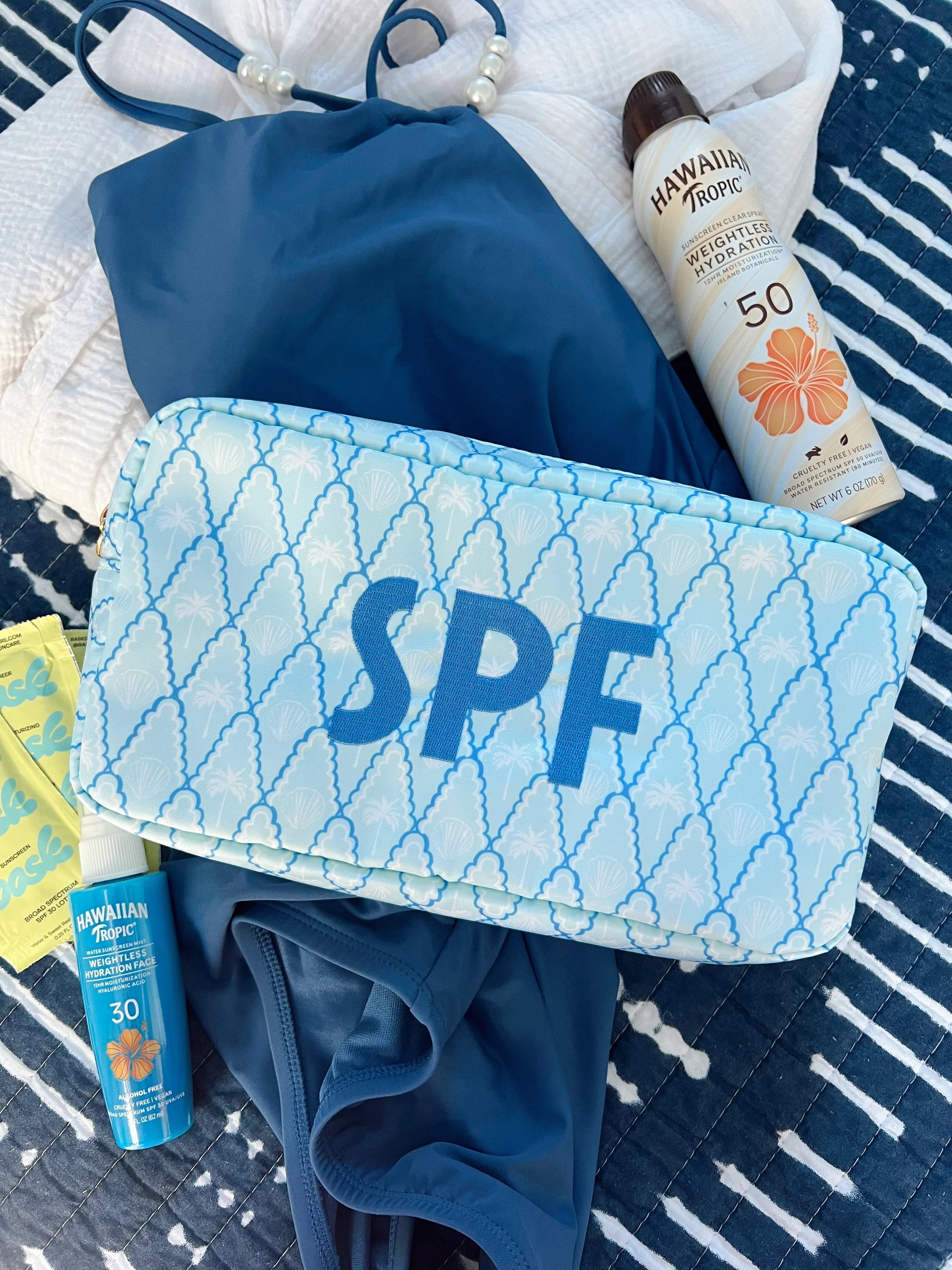 SPF - Blue Palms Large Bag - Image 4