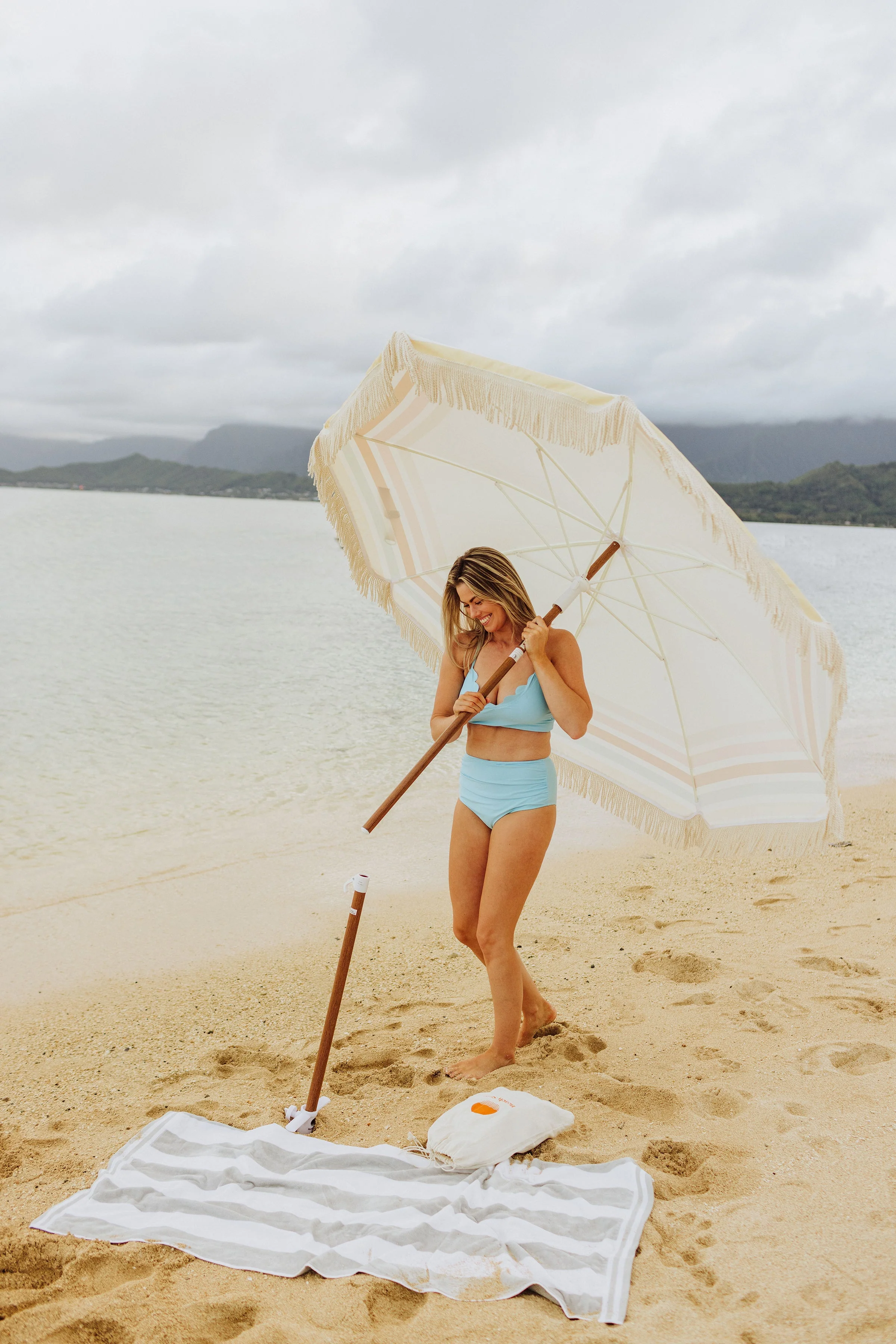 Summerland 6.5 ft. Portable Beach Umbrella - Image 154